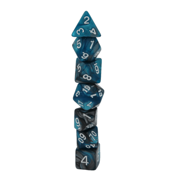 Deze Chromatic Blue DnD Dice misschien wel iets voor jou! Voor zowel ervaren als niet ervaren Dungeons & Dragons spelers zijn dit de perfecte dobbelstenen!