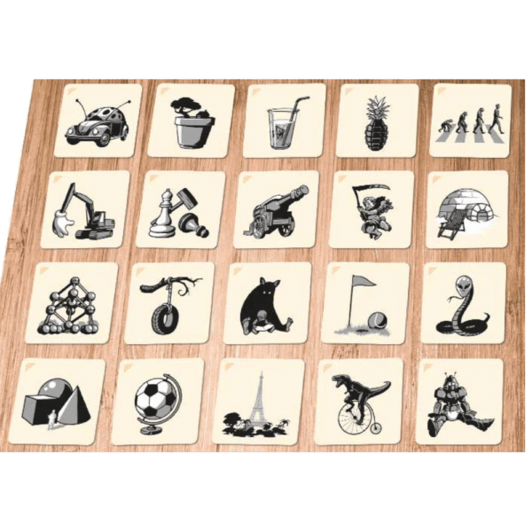 Stap in de fascinerende wereld van Codenames: Pictures, het innovatieve kaartspel dat de charme van woorden combineert met visuele kunst