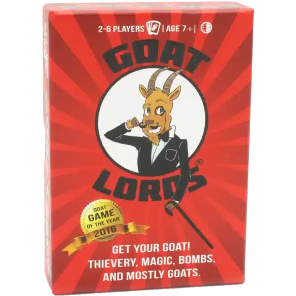 Koop nu Goat Lords! Beleef knotsgekke avonturen en hilarische momenten met Goat Lords, het meest eigenzinnige kaartspel dat je ooit zult spelen.