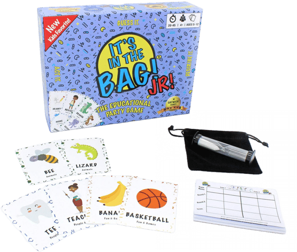 Koop nu It's in the Bag Junior! Het perfecte kaartspel voor jonge denkers en familieplezier. Vandaag besteld = Morgen in huis!