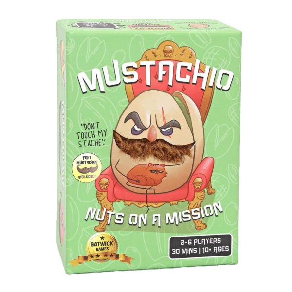 Naar de unieke wereld van Mustachio, een meeslepend en uitdagend kaartspel dat je meeneemt op een hilarische reis vol intrige en onverwachte wendingen.