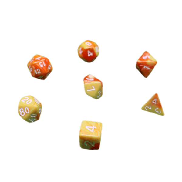 Deze Sun DnD Dice misschien wel iets voor jou! Voor zowel ervaren als niet ervaren Dungeons & Dragons spelers zijn dit de perfecte dobbelstenen!