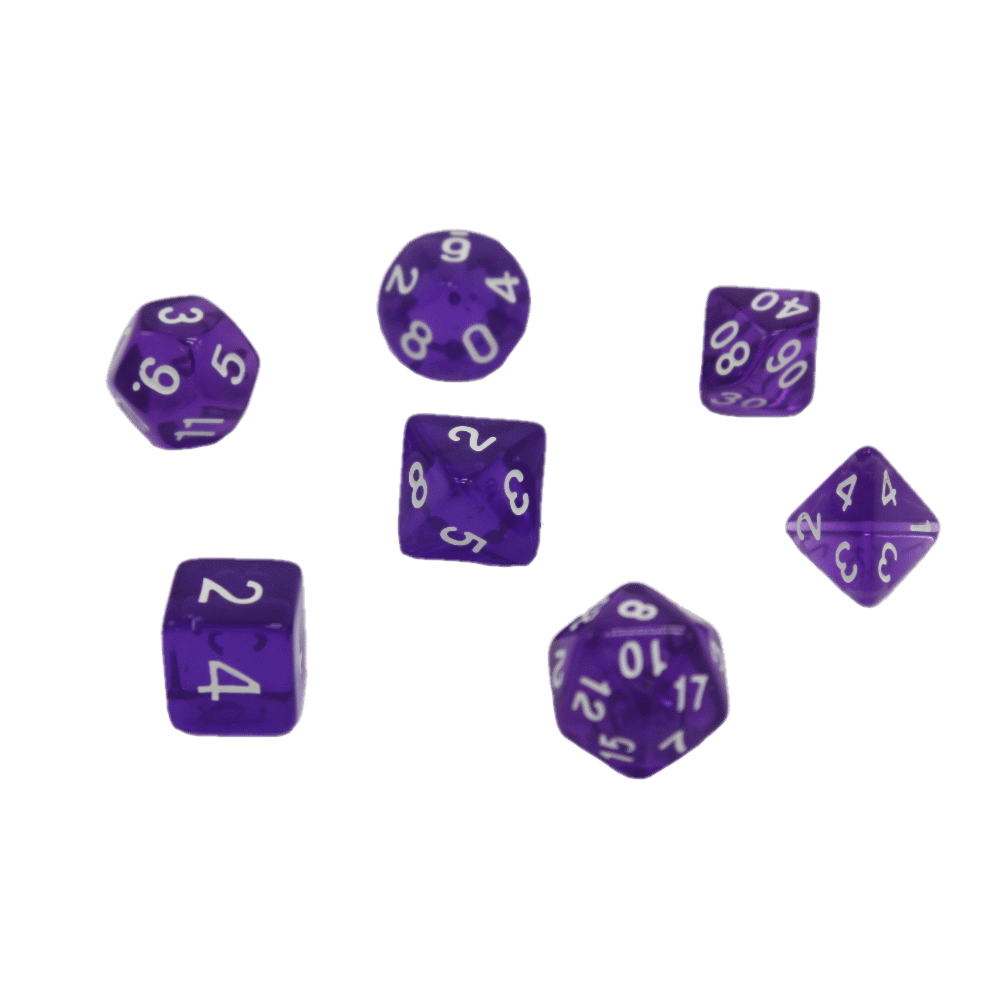 Deze Purple DnD Dice misschien wel iets voor jou! Voor zowel ervaren als niet ervaren Dungeons & Dragons spelers zijn dit de perfecte dobbelstenen!