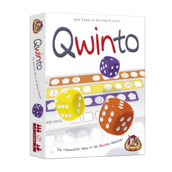 Stap binnen in de opwindende wereld van Qwinto, het uitdagende dobbelspel! Dat strategie, geluk en interactie combineert voor een meeslepende spelervaring.