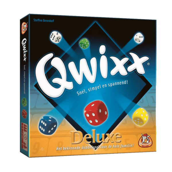 Duik in de wereld van Qwixx Deluxe, waar dobbelplezier en luxe samenkomen voor een onvergetelijke speelervaring. Qwixx Deluxe bevat een luxe doos!