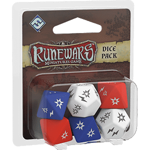 Breid je spelervaring uit met het RuneWars Dice Pack, een onmisbare aanvulling voor elke fan van het geliefde RuneWars Miniatures Game.
