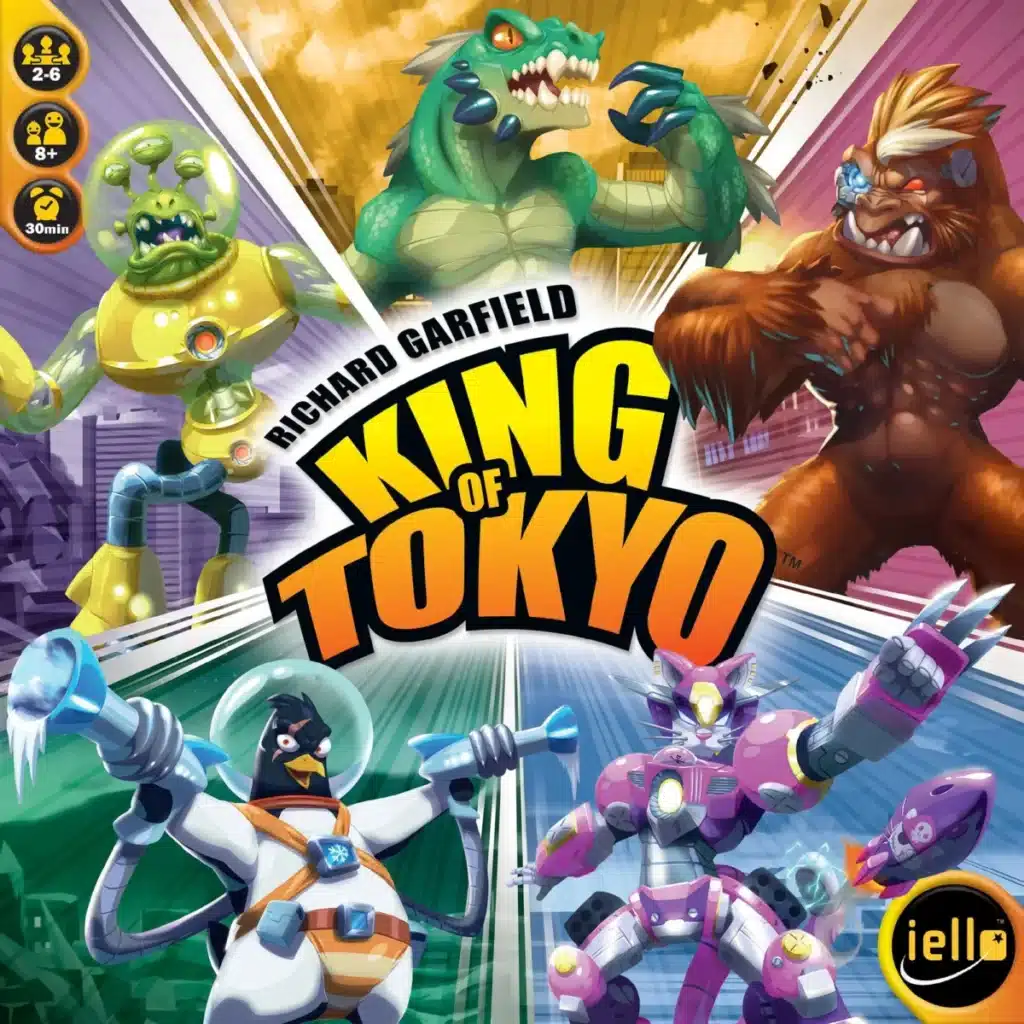 Welkom in de wereld van King of Tokyo, waar reusachtige monsters strijden om de controle over de stad. Vandaag besteld = Morgen in huis!