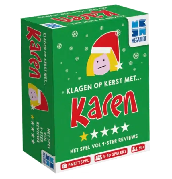 Stap binnen in de wereld van feestelijke humor en komische klachten met het kaartspel Klagen op Kerst met Karen. Vandaag besteld = Morgen in huis!
