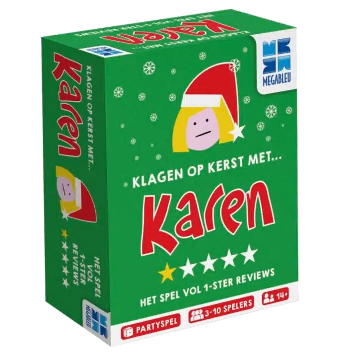 Stap binnen in de wereld van feestelijke humor en komische klachten met het kaartspel Klagen op Kerst met Karen. Vandaag besteld = Morgen in huis!