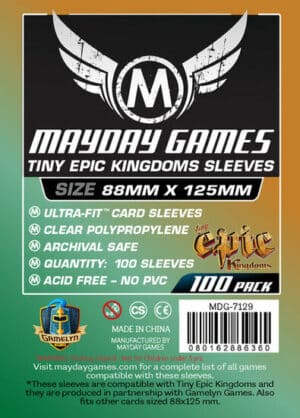 1  Mayday Games Card Sleeves 88 x 125mm (MDG-7129)