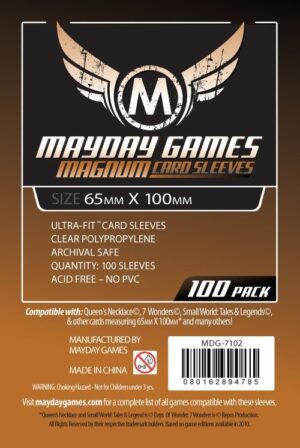 100  Mayday Games Premium Card Sleeves 43 x 65mm (MDG-7045)