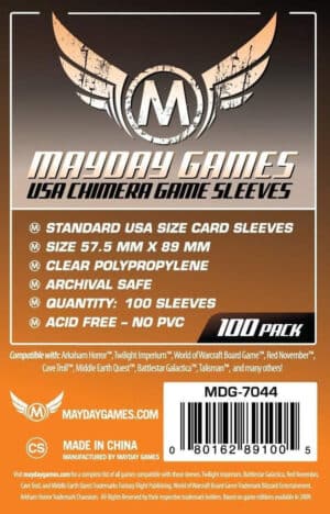 50 Mayday Games Premium Card Sleeves 57,5 x 89mm (MDG-7078)